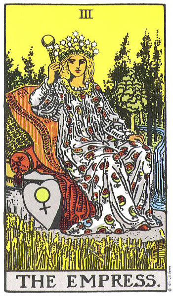 Image result for THE EMPRESS TAROT