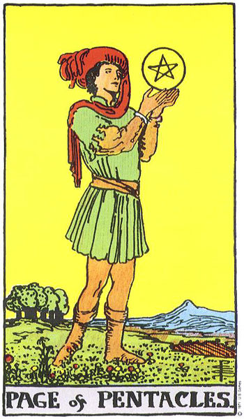 PAGE OF PENTACLES