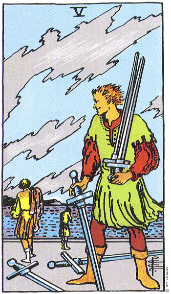 FIVE OF SWORDS FIVE OF SWORDS