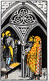[picture of Three of Pentacles]