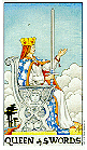 [picture of Queen of Swords]